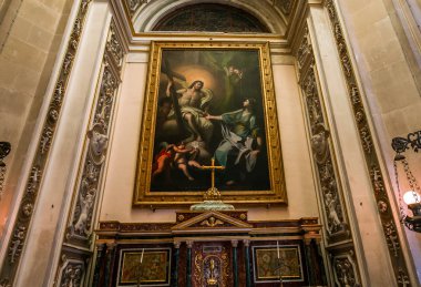 Duomo kilisesinin iç mekanları, Ragusa, Sicilya, İtalya