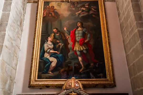 Interiores da igreja Duomo, Ragusa, Sicília, Itália — Fotografia de Stock