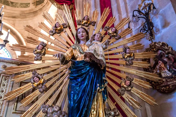 Interiores da igreja Duomo, Ragusa, Sicília, Itália — Fotografia de Stock