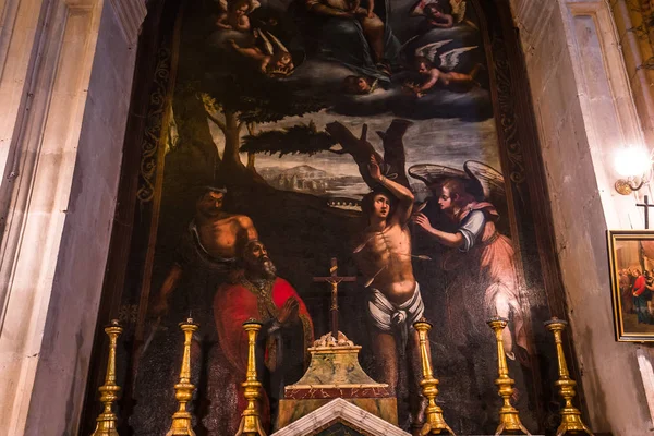 San Domenico kirke, Ragusa, sykelig, Italia – stockfoto