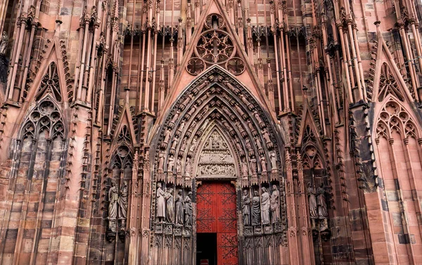 Katedrála ve Štrasburku, Francie — Stock fotografie