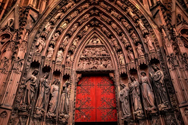 Katedra w Strasburgu, Francja — Zdjęcie stockowe