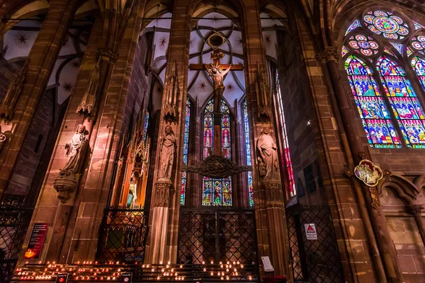 Собор Страсбурга, Франция — стоковое фото