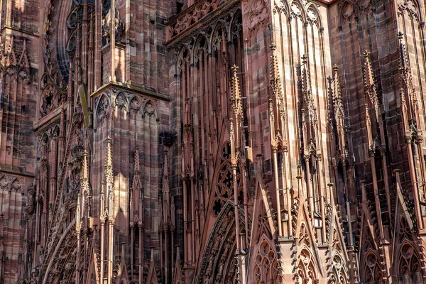 Catedral de Notre dame de Strasbourg, França — Fotografia de Stock