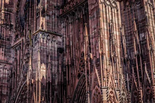 Catedral de Notre dame de Strasbourg, França — Fotografia de Stock