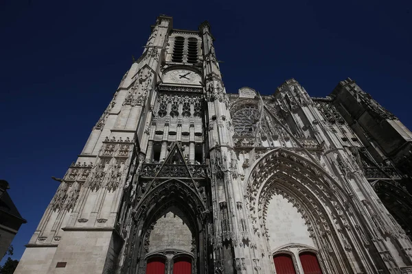 Exteriores de la catedral, Troyes, Francia —  Fotos de Stock