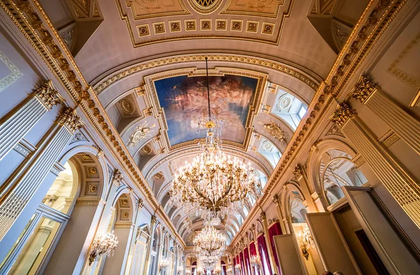 Interiores del Palacio Real, Bruselas, Bélgica — Foto de Stock