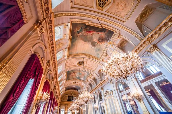 Interiéry z královského paláce, Brusel, Belgie — Stock fotografie