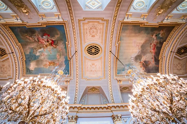 Interiores del Palacio Real, Bruselas, Bélgica — Foto de Stock