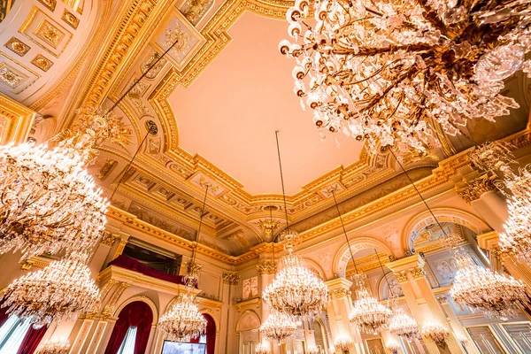 Interiores del Palacio Real, Bruselas, Bélgica — Foto de Stock