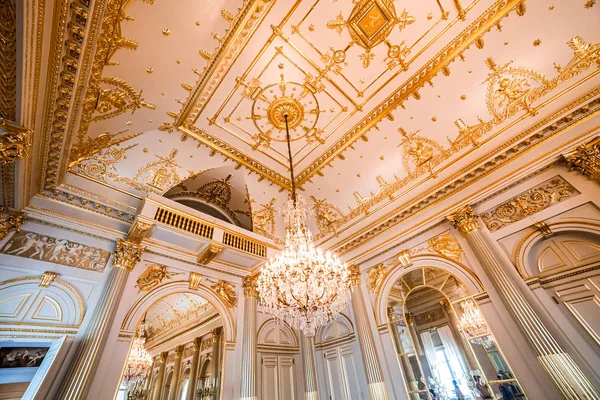 Interiores do Palácio Real, Bruxelas, Bélgica — Fotografia de Stock