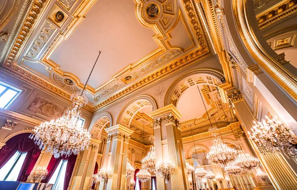 Interiores del Palacio Real, Bruselas, Bélgica — Foto de Stock