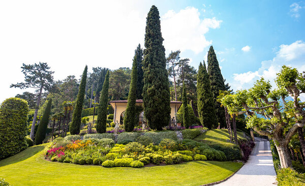 Villa del Balbianello, lake Como, Lenno, italy