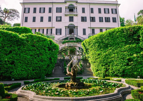 Exteriors Villa Carlotta, Jezioro Como, Tremezzo, Włochy — Zdjęcie stockowe