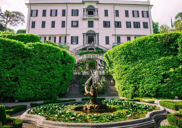 Exteriörer Villa Carlotta, Comosjön, Tremezzo, Italien — Stockfoto