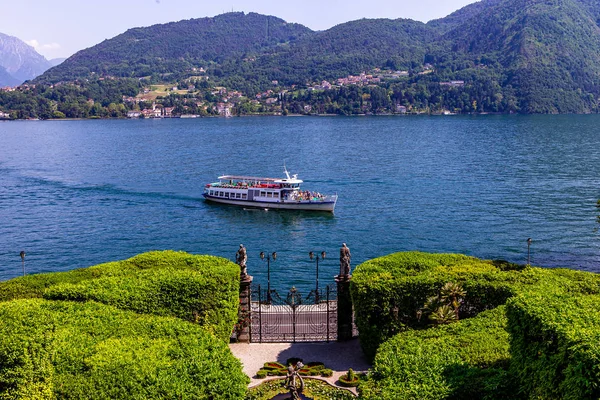 Exterior de Villa Carlotta, lago Como, Tremezzo, itália — Fotografia de Stock