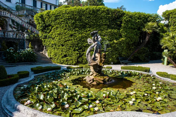 Exteriörer Villa Carlotta, Comosjön, Tremezzo, Italien — Stockfoto