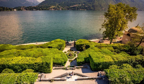 Exteriores de Villa Carlotta, lago Como, Tremezzo, italia — Foto de Stock