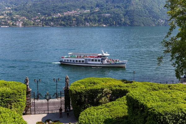Esterni di Villa Carlotta, lago di Como, Tremezzo, Italia — Foto Stock