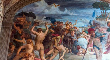 Villa Carlotta 'nın iç mekanları, Como Gölü, Tremezzo, İtalya