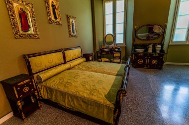 Villa Carlotta 'nın iç mekanları, Como Gölü, Tremezzo, İtalya