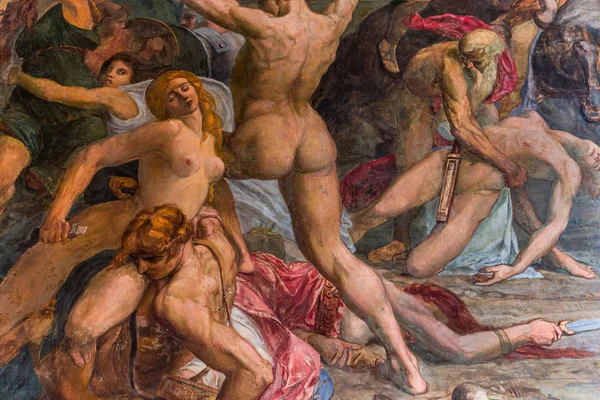 Villa Carlotta 'nın iç mekanları, Como Gölü, Tremezzo, İtalya