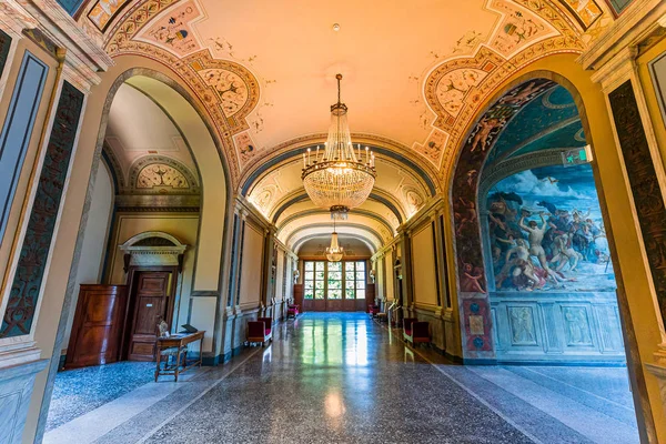 Interiores de Villa Carlotta, lago Como, Tremezzo, italia —  Fotos de Stock