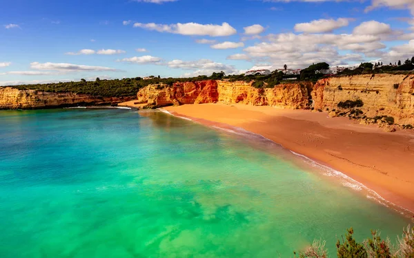 Praia da senhora da rocha, Algarve, Portugal — Fotografia de Stock