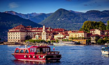 Borromean adaları, maggiore gölü, Stresa, İtalya