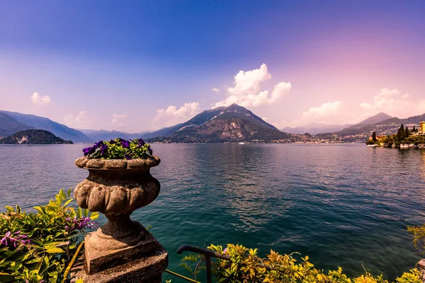 Lago Como, perto de Bellagio, piedmonte, itália — Fotografia de Stock