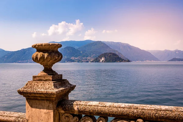 Comomeer, in de buurt van Bellagio, piedmonte, Italië — Stockfoto