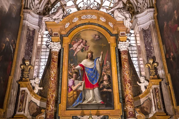 Saint Louis des Francais kirkko, Rooma, Italia — kuvapankkivalokuva