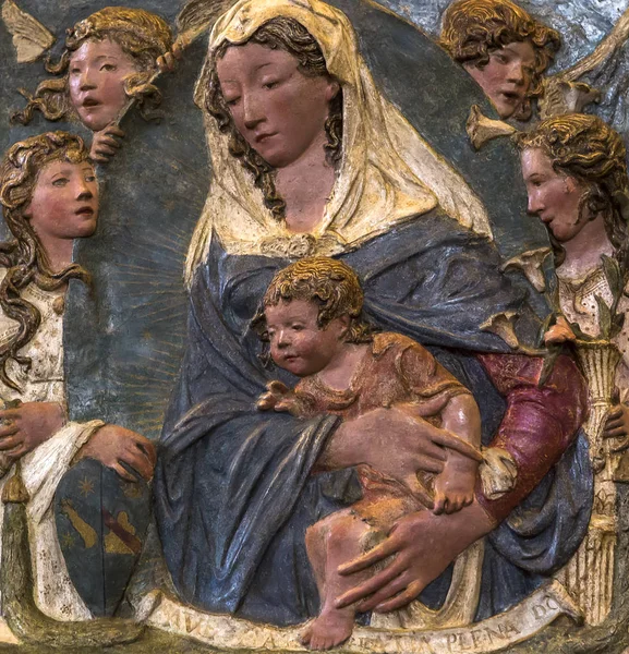 巴盖洛的内饰和细节，佛罗伦萨，意大利 — 图库照片
