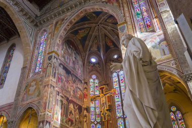 Basilica of santa croce, florence, İtalya