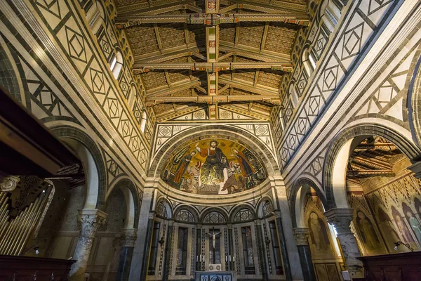 Bazilika San Miniato al Monte, Florencie, Itálie — Stock fotografie