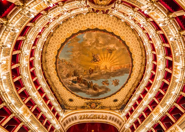 Teatro di San Carlo, Napoli opera binası — Stok fotoğraf