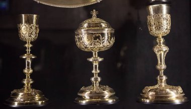 hazine ve katedral Notre Dame de Paris mücevherleri 