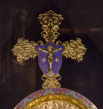 hazine ve katedral Notre Dame de Paris mücevherleri 