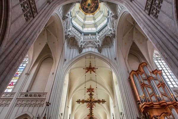 Notre Dame der Kathedrale von Anvers, Anvers, Belgien — Stockfoto