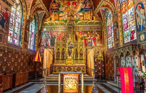 Nationale Basiliek van het heilig bloed, Brugge, België — Stockfoto