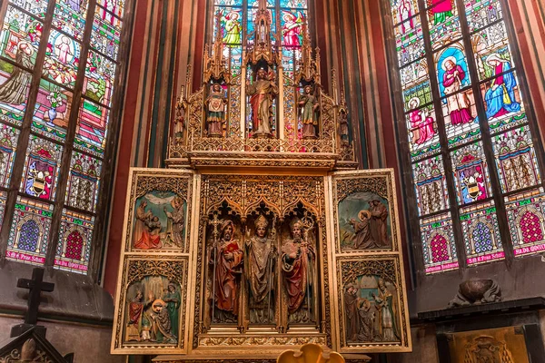Собор святого Віта, Прага, Чеська Республіка. — стокове фото