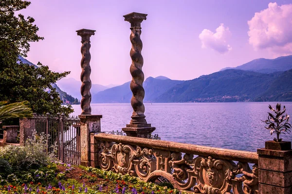 Villa Monastero, lago di Como, Varenna, Italia — Foto Stock