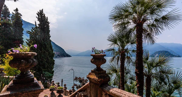 Villa Monastero, lago di Como, Varenna, Italia — Foto Stock
