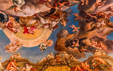 Fransa Bankası 'nın iç dekorasyonları, Paris, Fransa