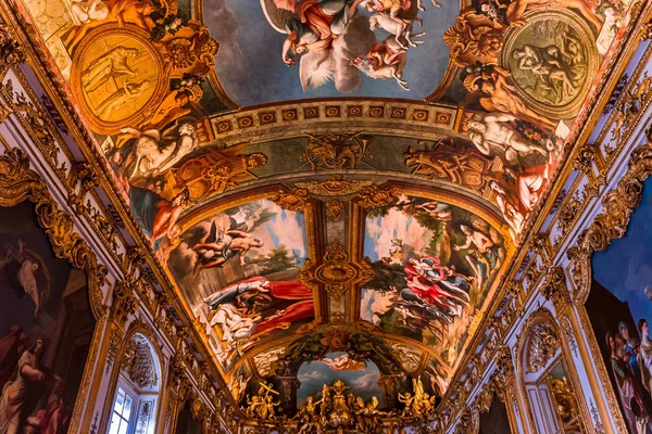 Decorações interiores do Banco da França, Paris, França — Fotografia de Stock