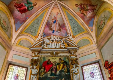 Sacro monte di Ghiffa, lake maggiore, italy