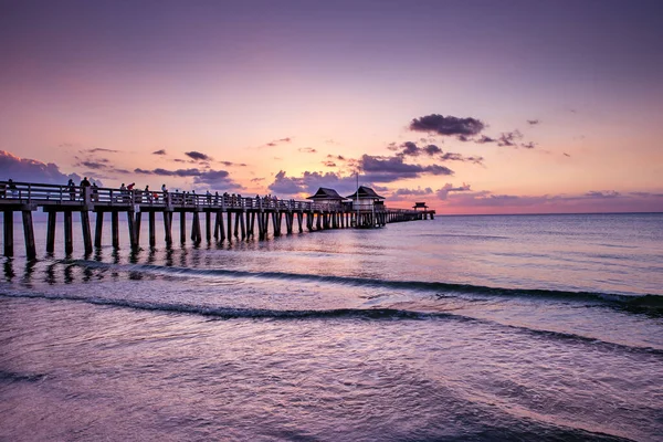 Naples Estados Unidos Novembro 2017 Molhe Por Sol Novembro 2017 — Fotografia de Stock