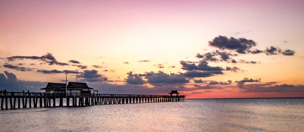 Naples United States November 2017 Pier Jetty Sunset November 2017 — Stock Photo, Image