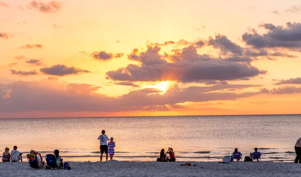 Naples United States November 2017 Pier Jetty Sunset November 2017 — Stock Photo, Image