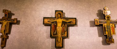 ROME, ITALY, 13 Haziran 2015: Palazzo Barberini 'nin iç mimari detayları, 13 Haziran 2015, Roma, İtalya